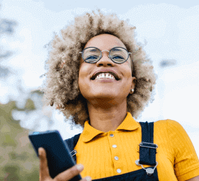 Smiling woman