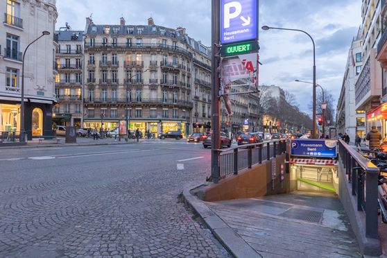 Vignette parking Métro Miromesnil - boulevard Haussmann - Paris 8