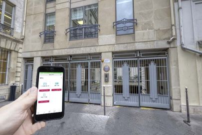 Parking Métro Quatre-Septembre - rue Marsollier - Paris 2