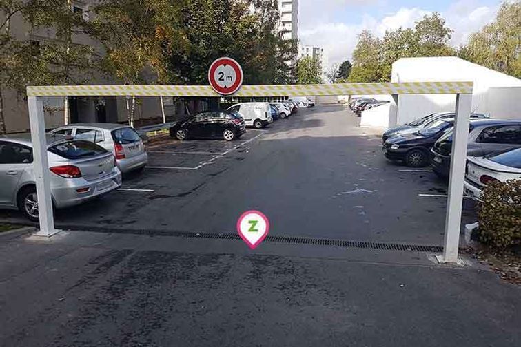 Reims - Hôpital Robert Debré - Croix Rouge - Parking réservable en ligne - Reims