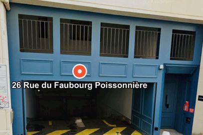 Parking Pôle santé Bergère - rue du faubourg Poissonnière - Paris 10