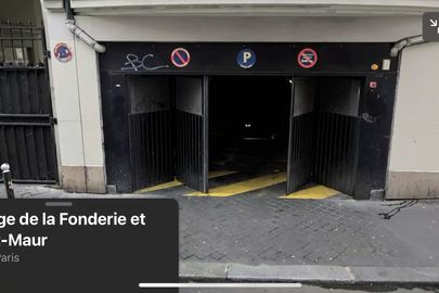 Parking Métro Parmentier - rue Saint Maur - Paris 11