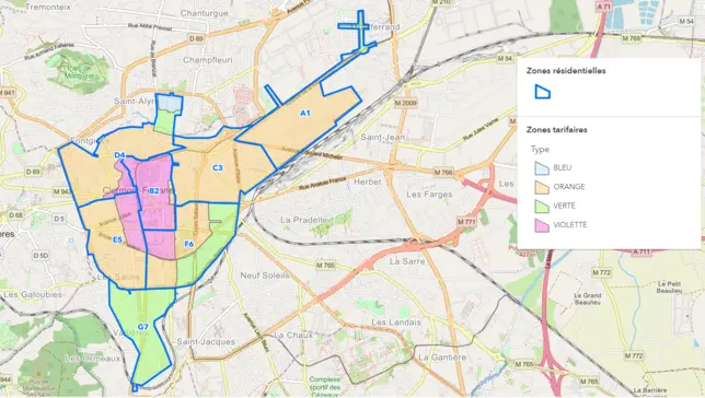 stationnement clermont ferrand 