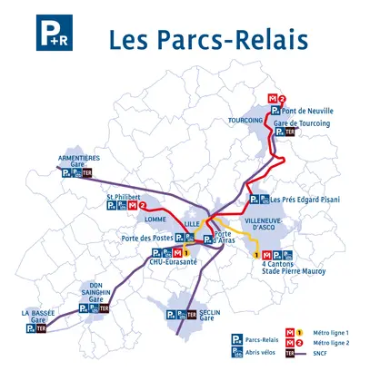 parking relais lille
