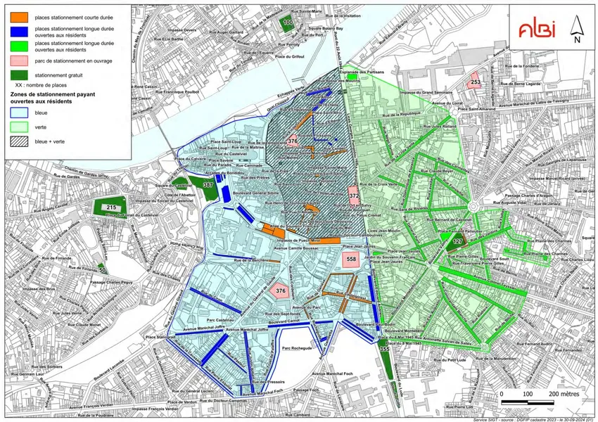 Le plan de stationnement en voirie à Albi