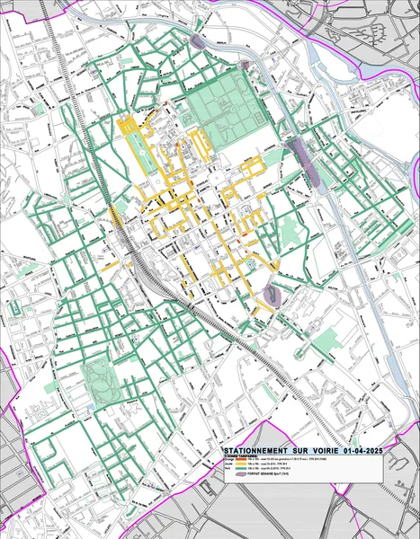 Le plan de stationnement à Nancy