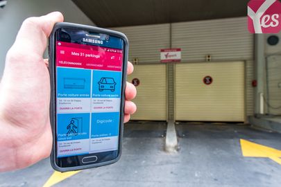 Vignette parking Tramway Faubourg de l'Arche - rue de Dieppe - Courbevoie