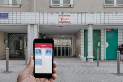 Parking Parc de Belleville - rue de Pali Kao - Paris 20