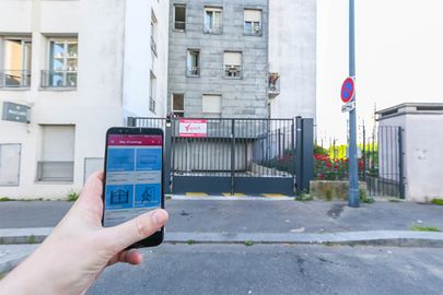 Parking Porte d'Asnières - rue Stéphane Grappelli - Paris 17