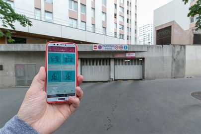 Parking Métro place des fêtes - rue Augustin Thierry - Paris 19