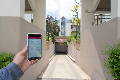 Parking RER Rosa Parks - rue de l'Ourcq - Paris 19